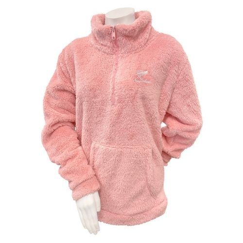 Adults Ladies Kanga Fleece Sweatshirt - Blush
