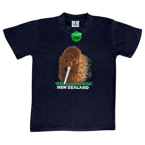 Kids This Place Night Glow Tee - Black