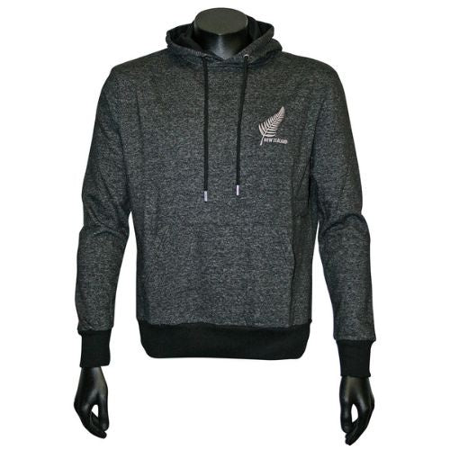 Adults - New Zealand Silver Fern - Charcoal Hoody Sweatshirt