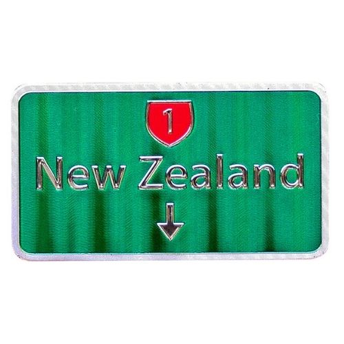 New Zealand Sign Foil Magnet