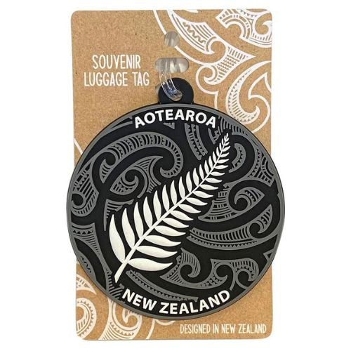 Tattoo Fern Luggage Tag