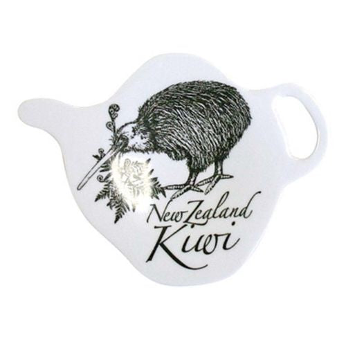 Classic Kiwi Tea Bag Holder - Teapot Shape