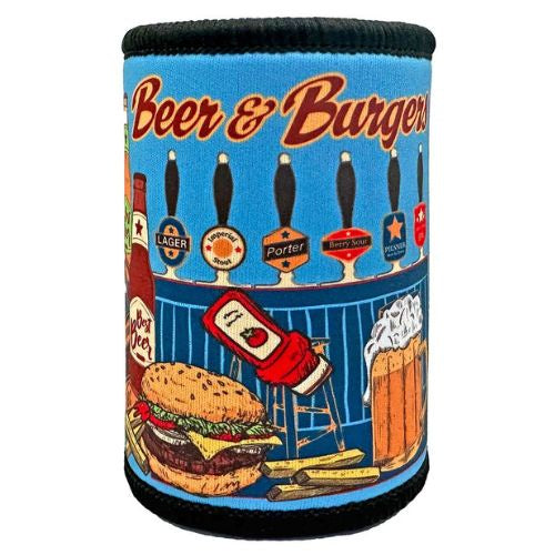 Beer & Burgers Can Cooler