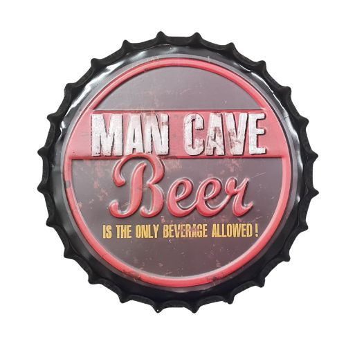 Mancave Beer Bottle Cap