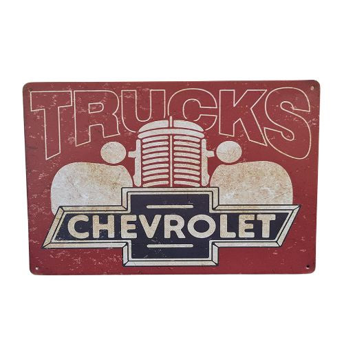 Trucks Chevrolet Tin Sign