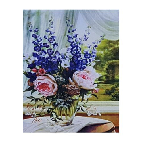 Flowers on Table 40x50cm Diamond Art