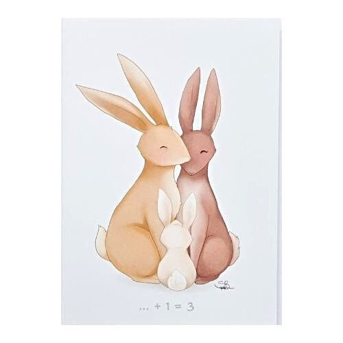Sophie Blokker Greeting Card - Bunny Baby