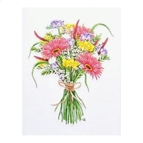 Sophie Blokker Greeting Card - Boquet Bright