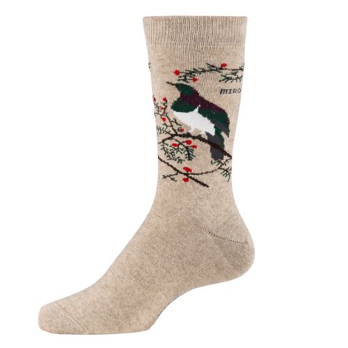 Possum Merino Wood Pigeon Socks - Beige