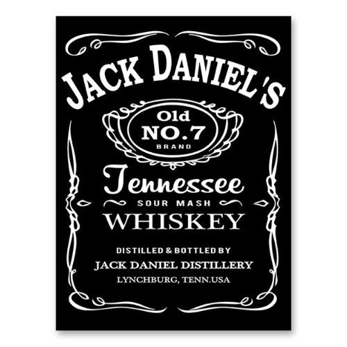 Jack Daniels Old No. 7 Brand Metal Sign