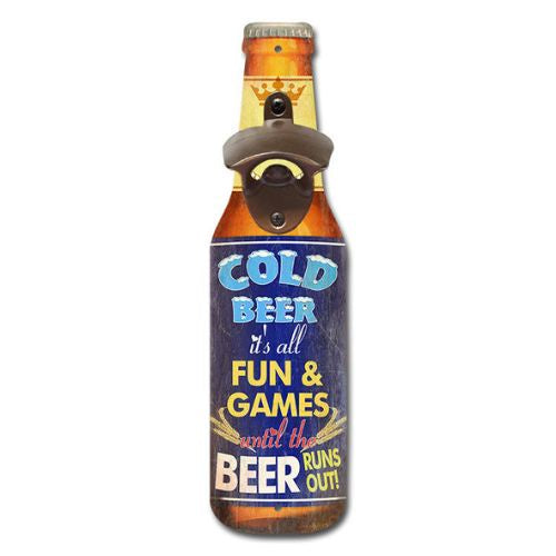 Fun & Games Bottle Opener