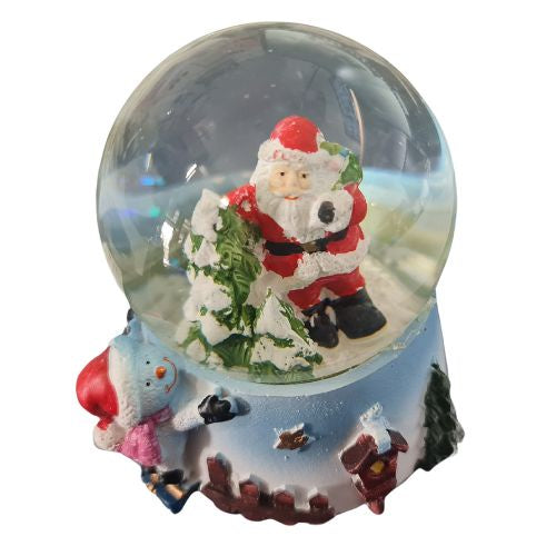 Waterball with Santa Base polyresin with 65ml Ball
