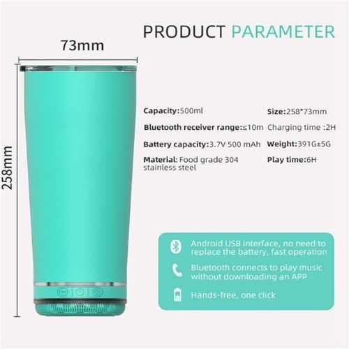 Bluetooth Speaker Mug