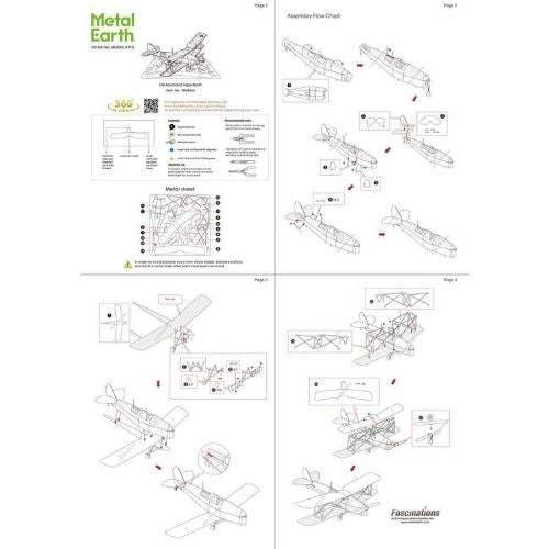 Metal Earth - DH-82 Tiger Moth