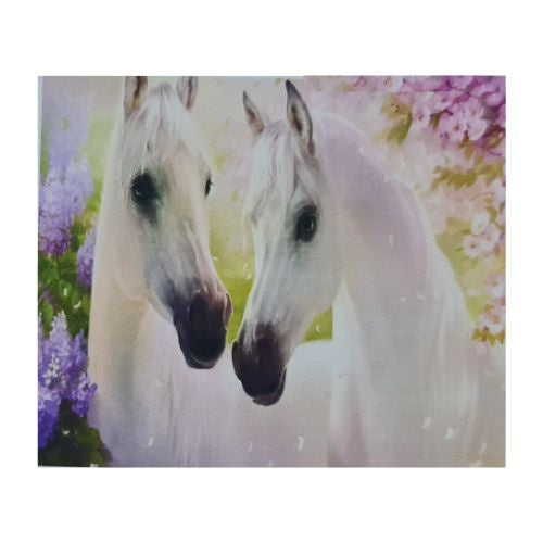 White Horses  40x50cm Diamond Art