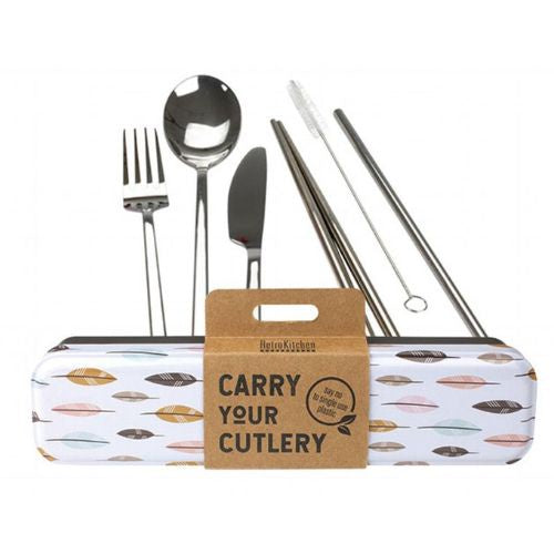 Retro Kitchen Cutlery Kit - Leaves