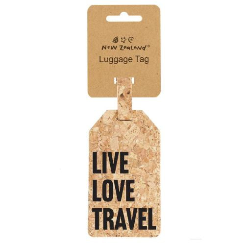 Live Love Travel Cork Luggage Tag