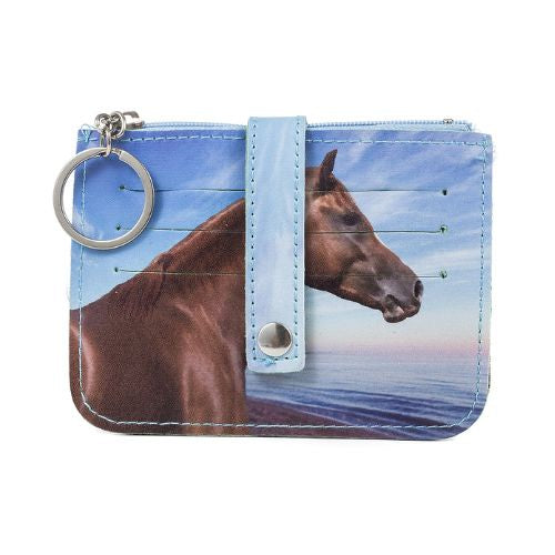 Brown Horse Coin Purse With Card Holder