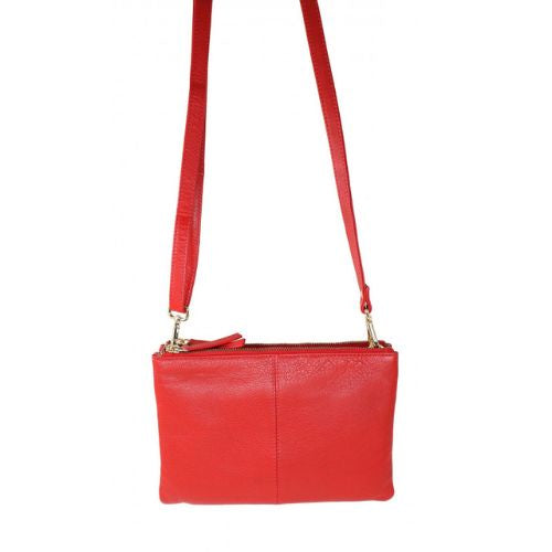 Ladies Red Leather Handbag