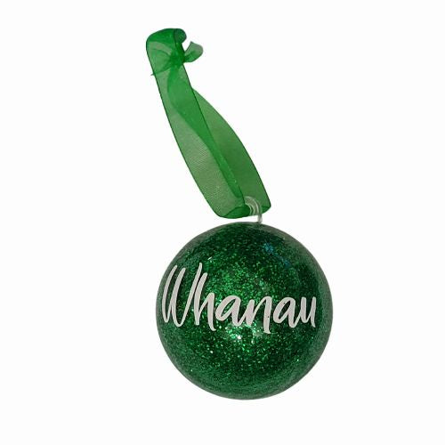 Whanau Glitter Ball - Green