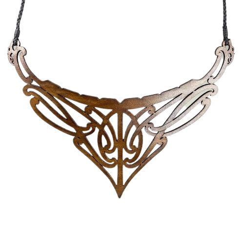 Statement Leather Necklace - Puhoro