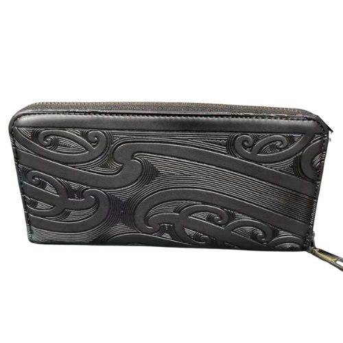 Māori Design Womens Wallet - Black
