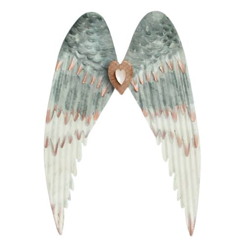 Angel Wings with Heart Wall Art