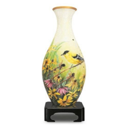 Pintoo Puzzle Vase - Goldfinches