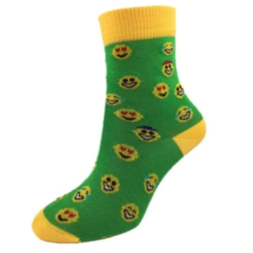 Child's Merino Yellow Smile Socks