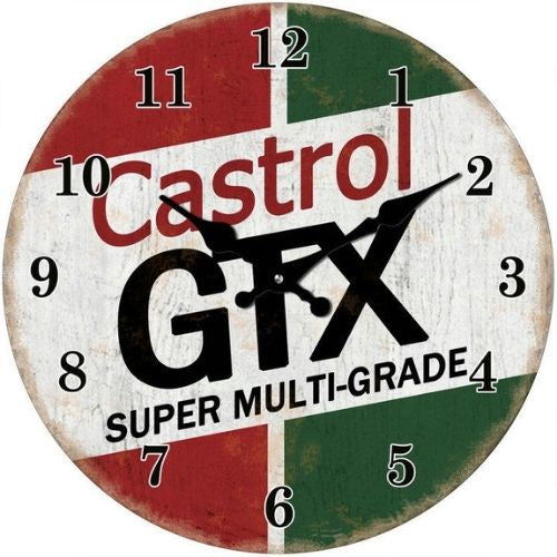 Castrol GTX Super Multi-Grade Clock - 30cm