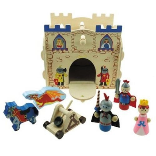 Wooden Knight Castle Playset