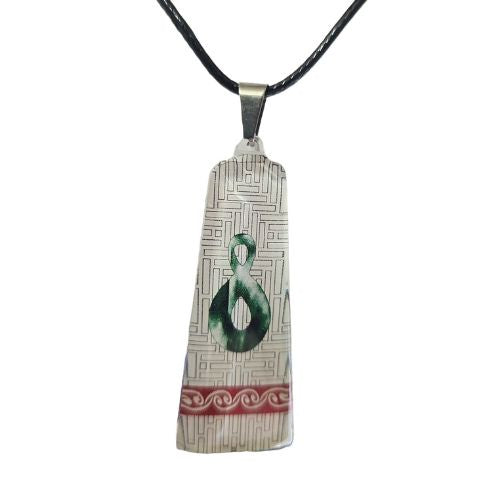 Pikorua Pattern Pendant - White