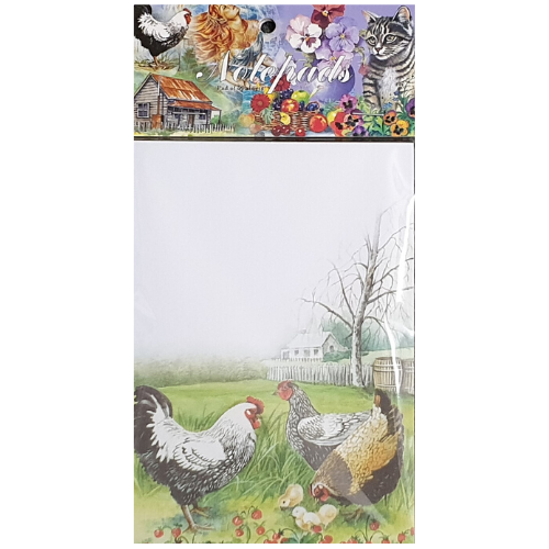 Hens & Chicks Notepad - Small