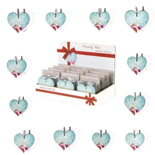 Heavenly Rose Heart Gift Tag