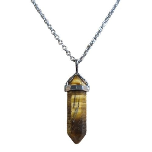 Tiger's Eye Crystal Pendant - 40mm