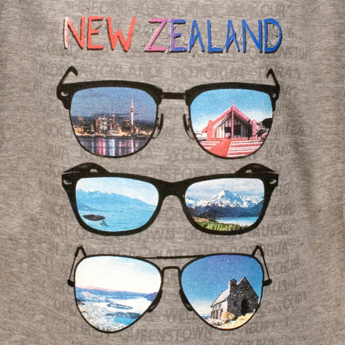 Kids Sunglasses NZ Tee - Azure