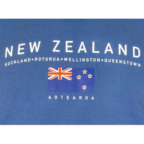 Adults NZ Destinations Tee - Denim
