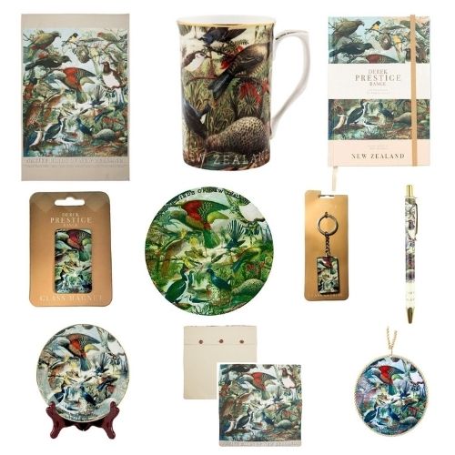 Prestige Native Birds of NZ Glass Magnet