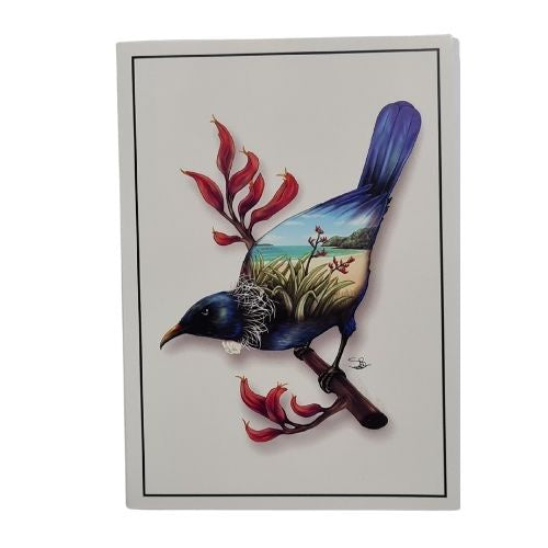 Sophie Blokker Greeting Card - New Zealand Tui Two.