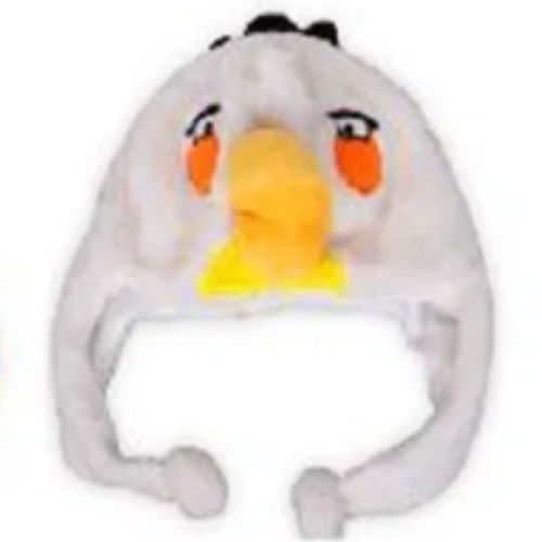 Unisex White Bird Animal Warm Hat/Cap Beanie