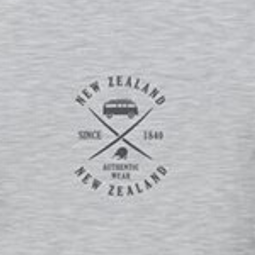 Adults Combi NZ Tee - Grey Marle