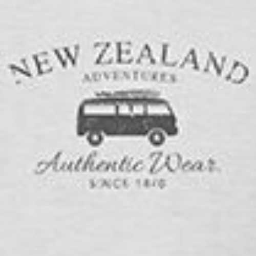 Adults NZ Adventures Tee - Grey Marle