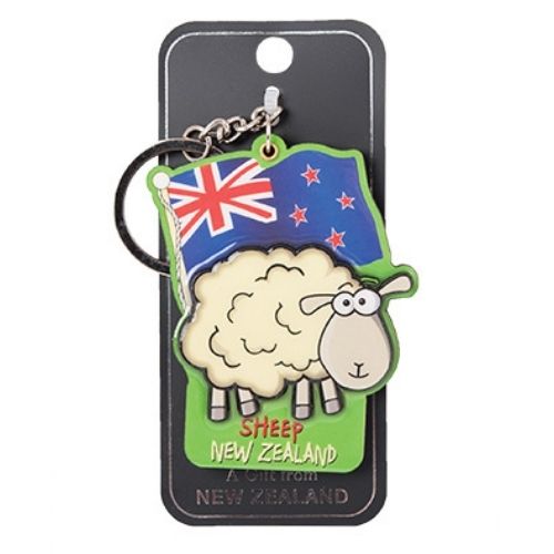 Sheep Flag Keyring