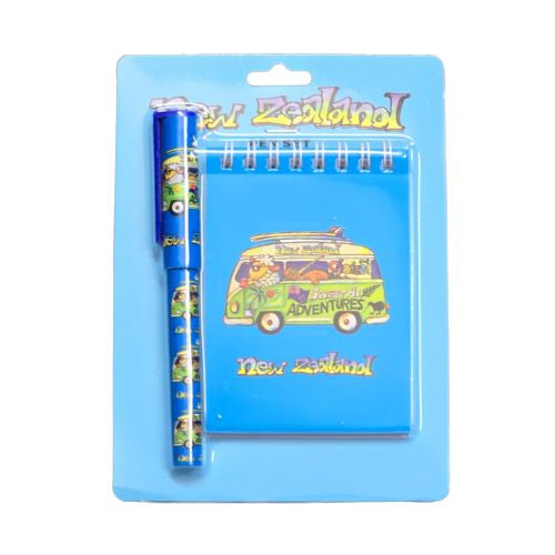 Combi Van Notebook Pen & Set - Blue