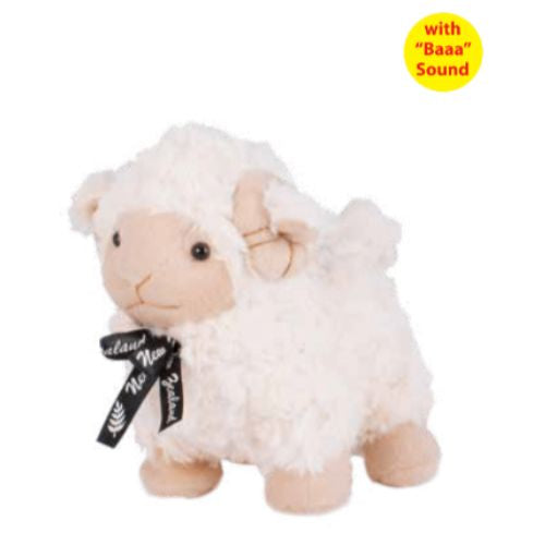 Sheep Standing Black Ribbon with Noise - 18cm
