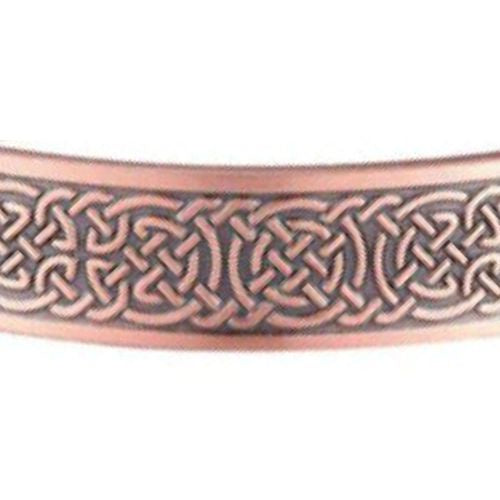 Copper Bracelet Viking Cuff With Magnets.