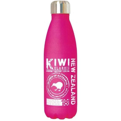 Classic Kiwi Drink Bottle - Pink
