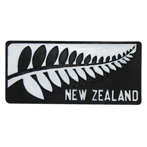 Black & White Fern Polyresin Magnet