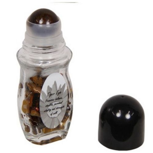 Gemstone Aroma Rolling Bottle - Tiger Eye