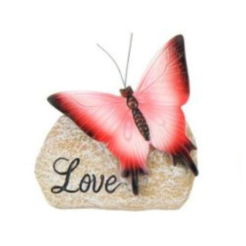 Inspirational Rock Butterfly - Love